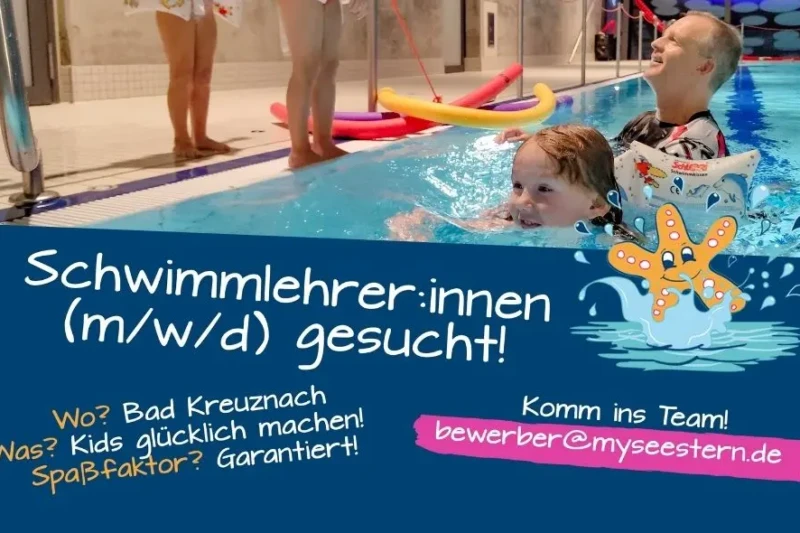 Die Schwimmschule Seestern sucht Schwimmlehrer (m/w/d)