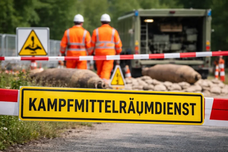 Fliegerbombe in Mainz gesichert und abtransportiert