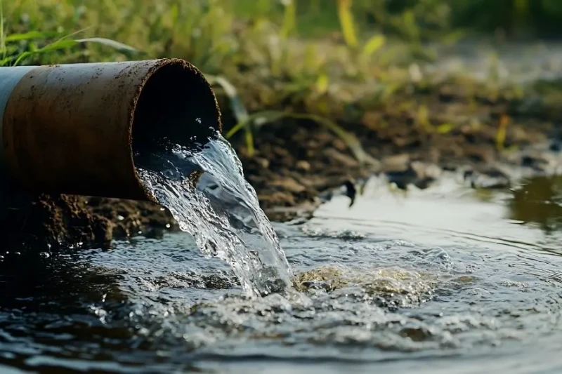 Kamera untersucht Abwasserkanal nach Verunreinigung in Schornsheim