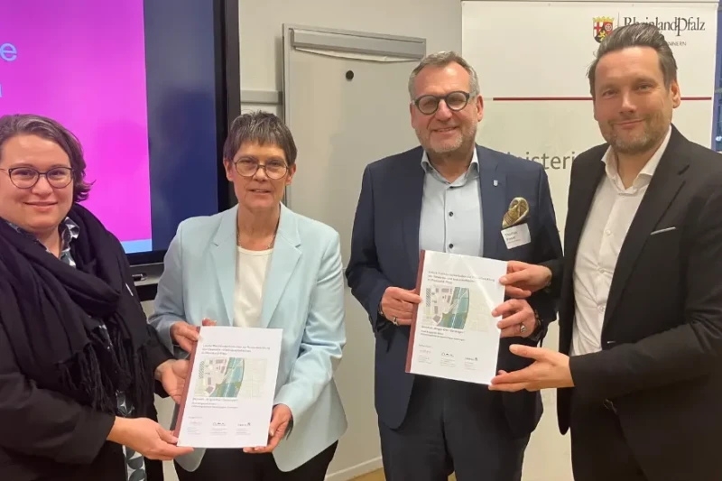 Turboflächen-Projekt „Bingen-Ost / Gensingen“: Machbarkeitsstudie an Stadt Bingen übergeben