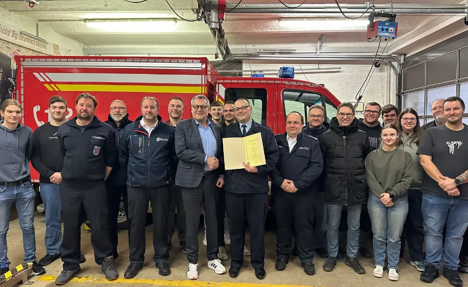Wehrführer der Freiwilligen Feuerwehr Bingen-Dromersheim wurde wiedergewählt
