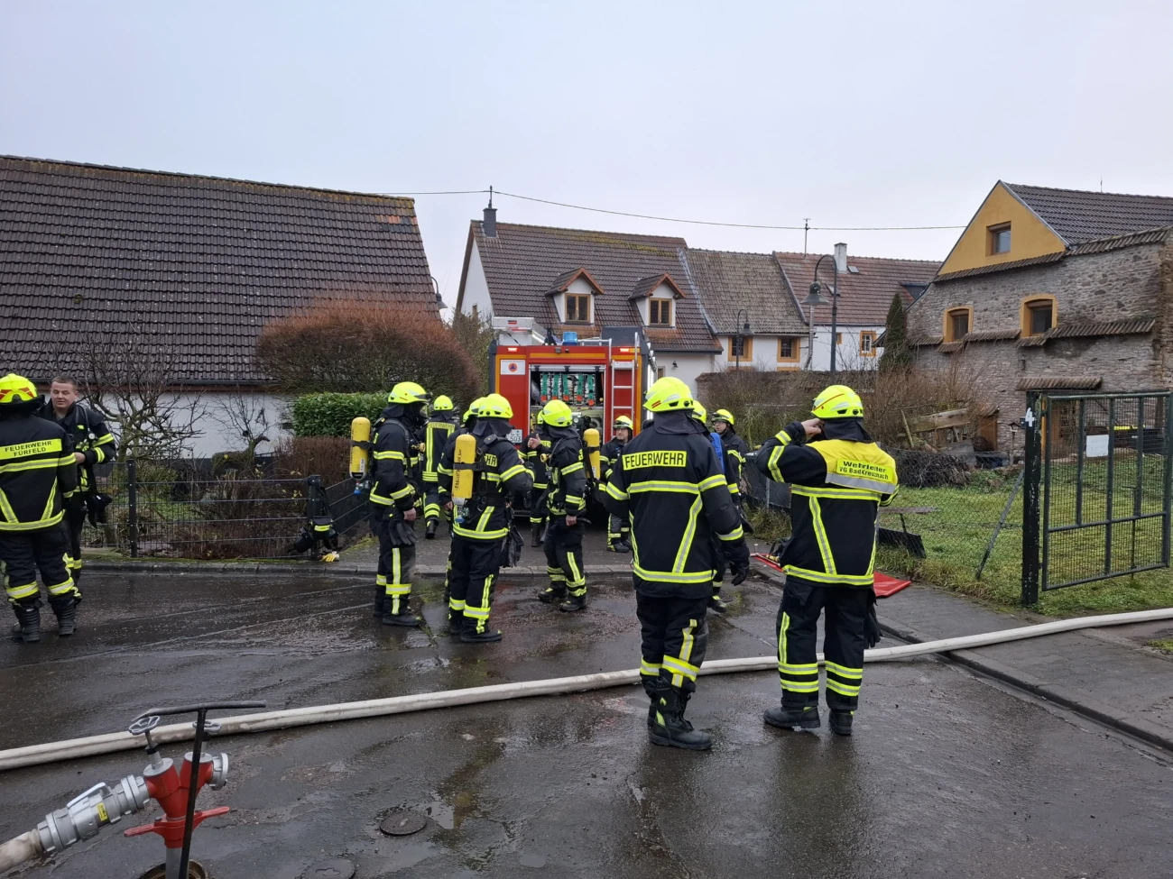 Feuerwehr löscht Schmorbrand in Frei-Laubersheim