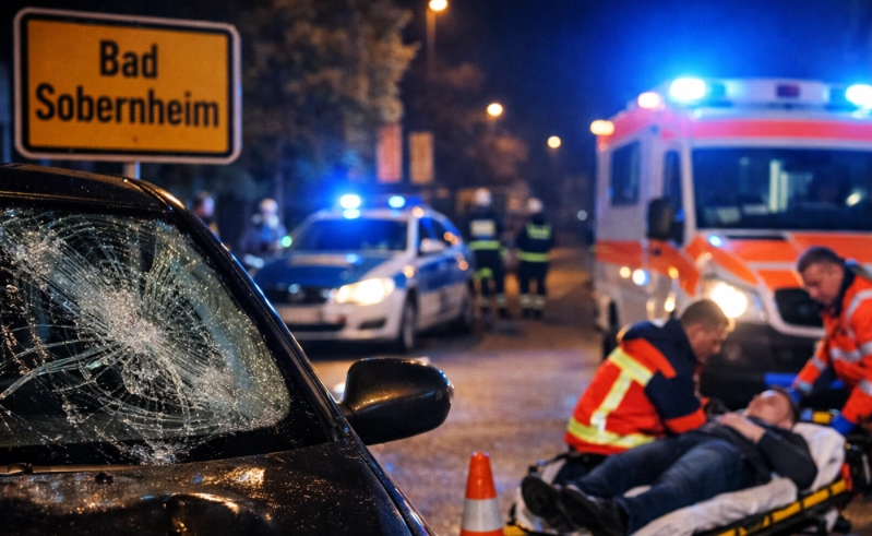 Heftiger Aufprall in Bad Sobernheim: 19-Jähriger auf Windschutzscheibe geschleudert