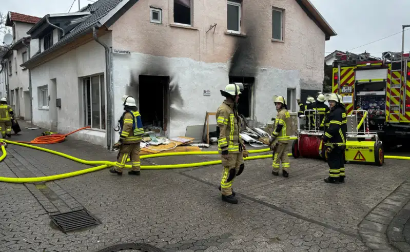 Heizlüfter löst Brand in Einfamilienhaus in Bad Kreuznach aus