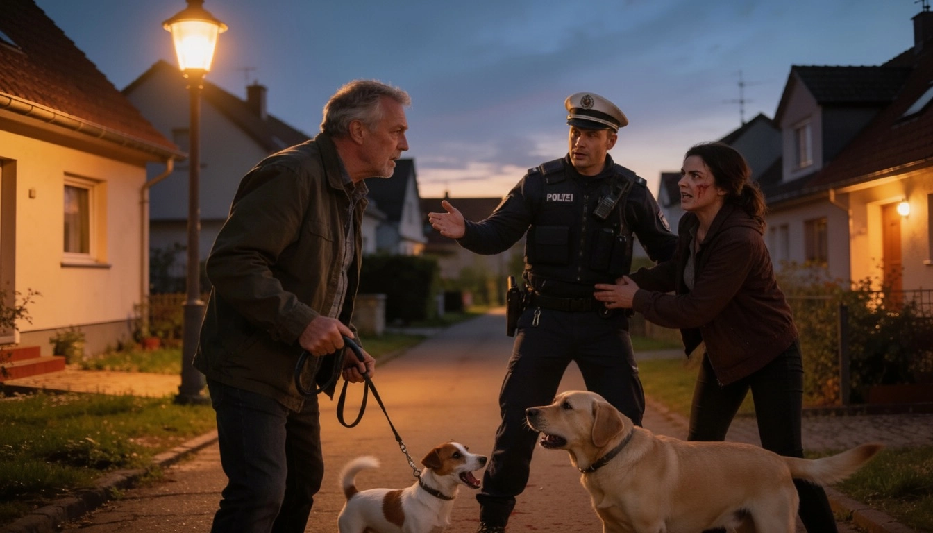 Mann schlägt Frau ins Gesicht? Eskalation beim Gassigehen