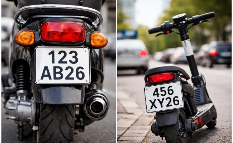 Neues schwarzes Versicherungskennzeichen ab März 2026 auch für E-Scooter