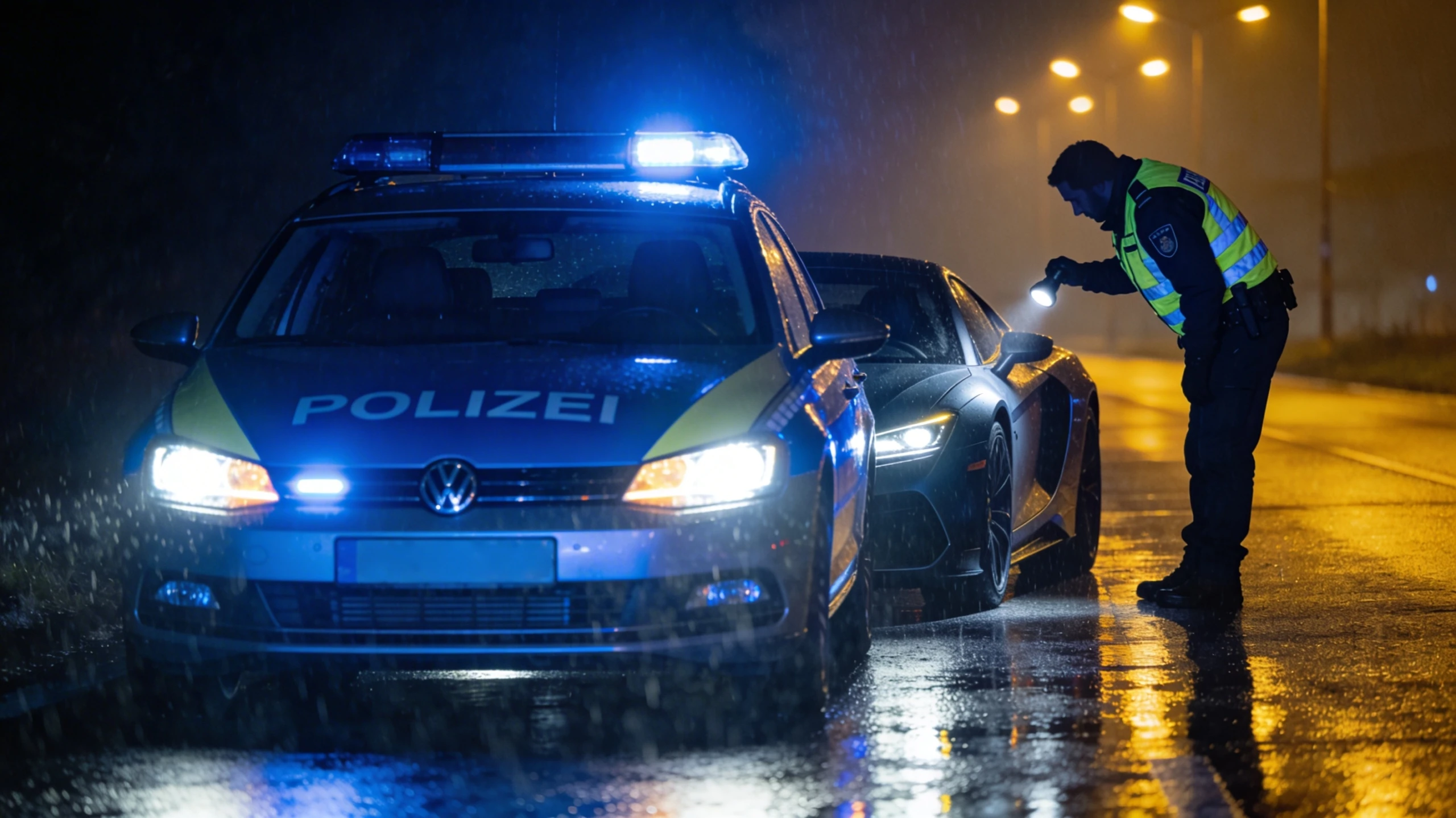 Polizei kontrolliert mehrere Fahrzeuge in Bad Kreuznach