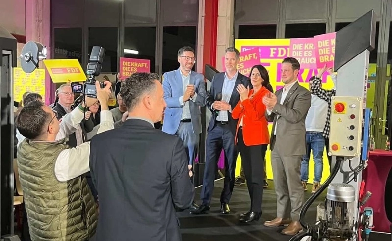 Werkstatt und Café: FDP Wahlkampfauftakt in Bad Kreuznach