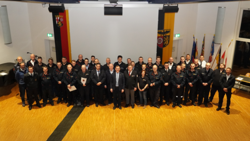 Ehrungen für langjähriges Engagement im Katastrophenschutz