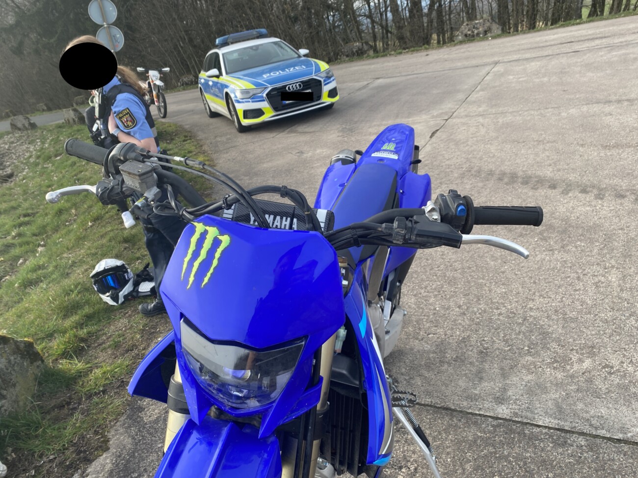 Illegale Motocross-Fahrt endet mit Sicherstellung