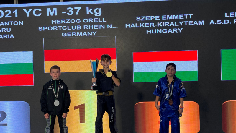 Kickbox-Talent des SC Rhein-Nahe feiert Goldmedaille