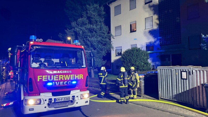 Küchenbrand in Bad Kreuznach: Mann in Wohnung gefangen