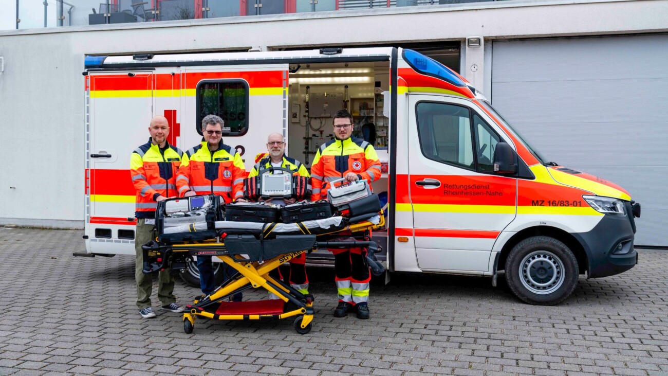 Neuer Rettungswagen für DRK-Rettungswache Ingelheim