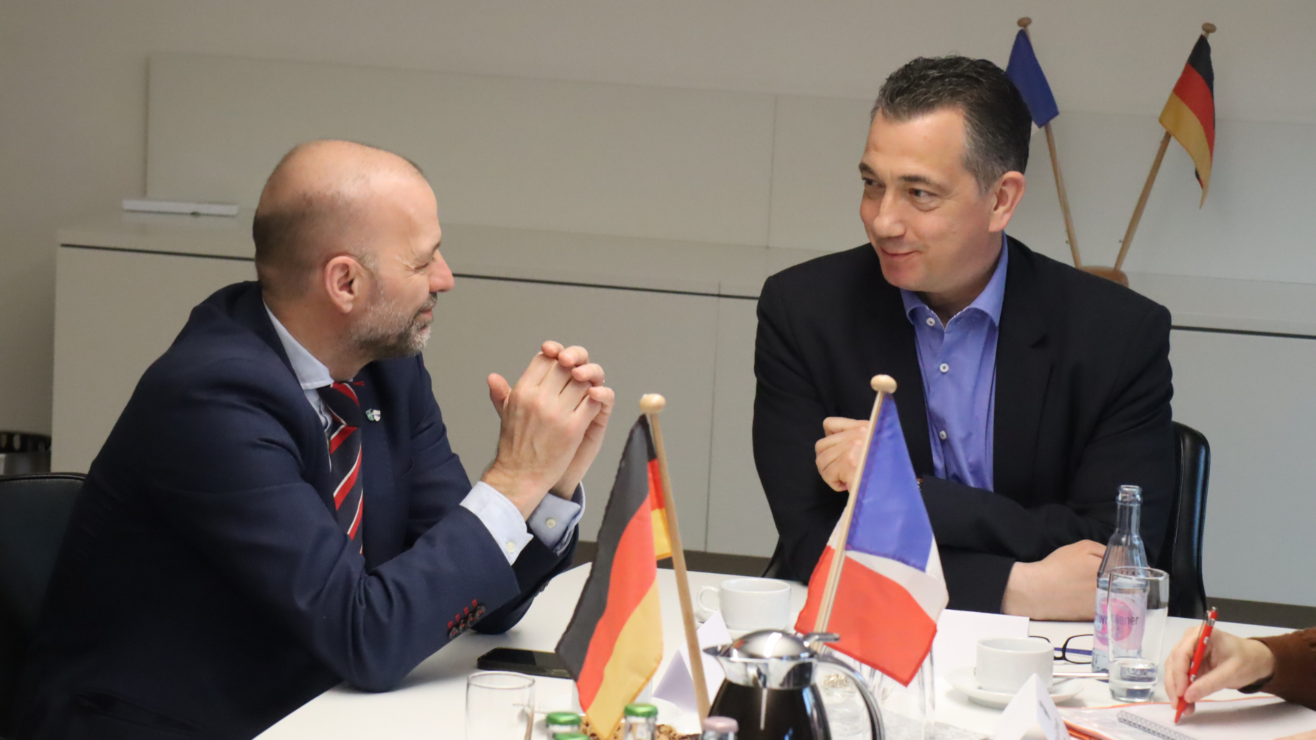 Oberbürgermeister Letz gratuliert Amtskollegen aus Frankreich