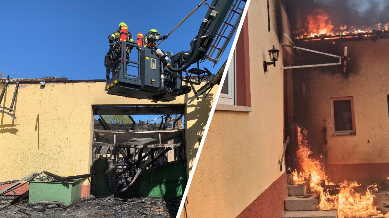 Großbrand in Wörrstädter Weingut: Einsatz in der Nacht beendet