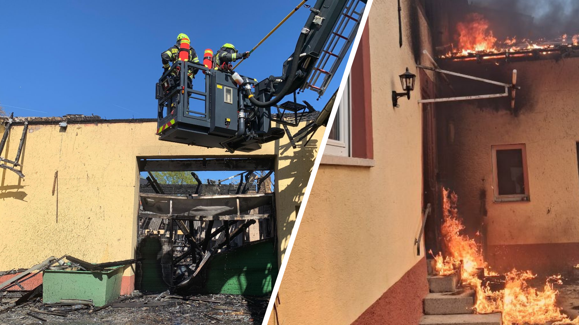 Großbrand in Wörrstädter Weingut: Einsatz in der Nacht beendet