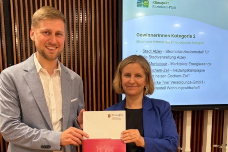 Alzey räumt Klima-Preis ab
