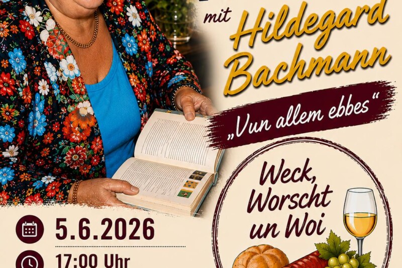Mundartabend mit Hildegard Bachmann