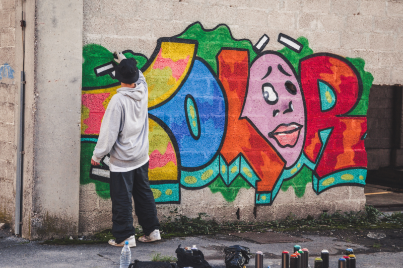 Polizei erwischt Graffiti-Sprayer in Bingen auf frischer Tat