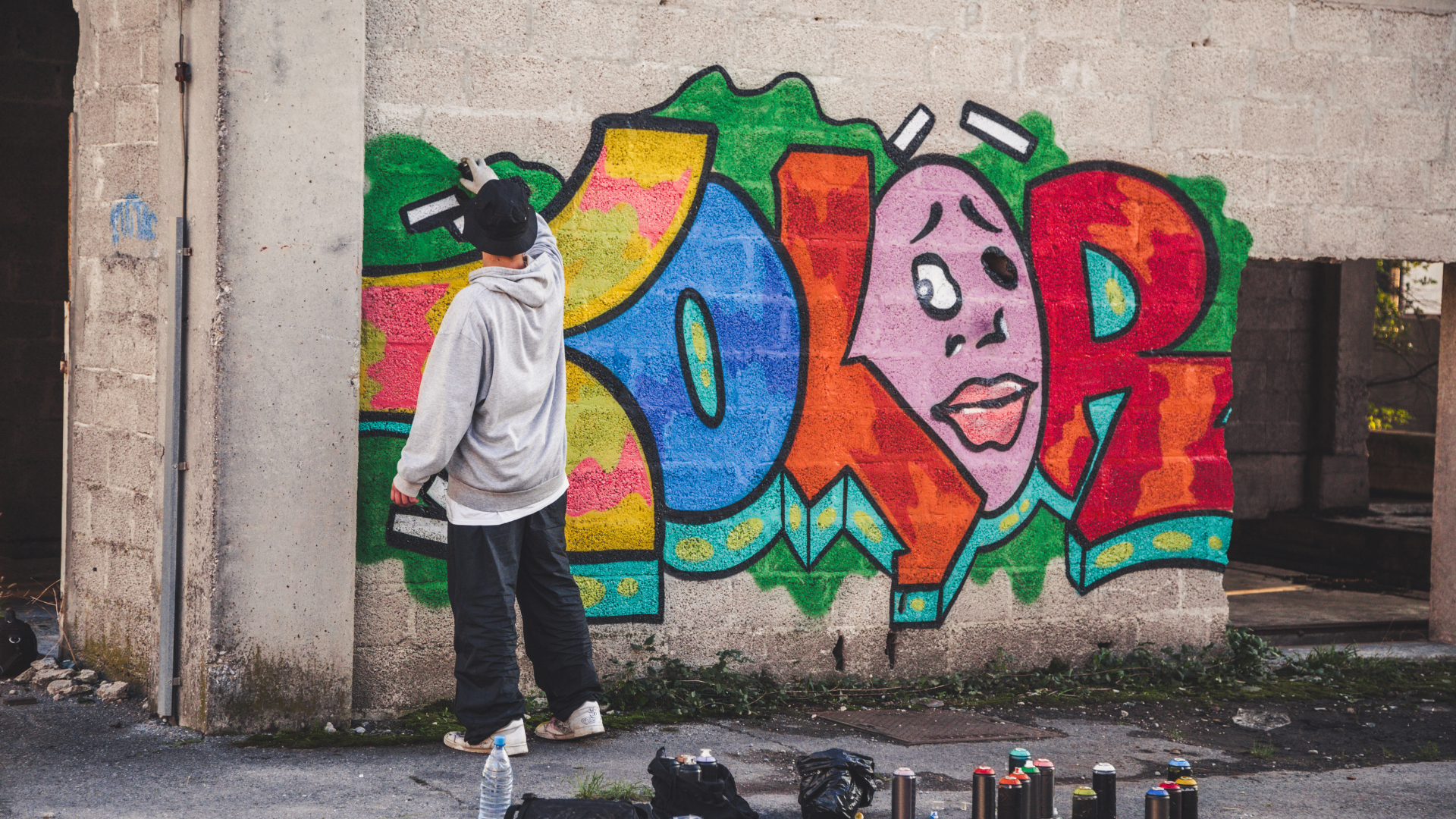 Polizei erwischt Graffiti-Sprayer in Bingen auf frischer Tat