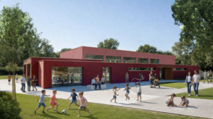 Baustart für die neue Eisweinhalle in Dromersheim