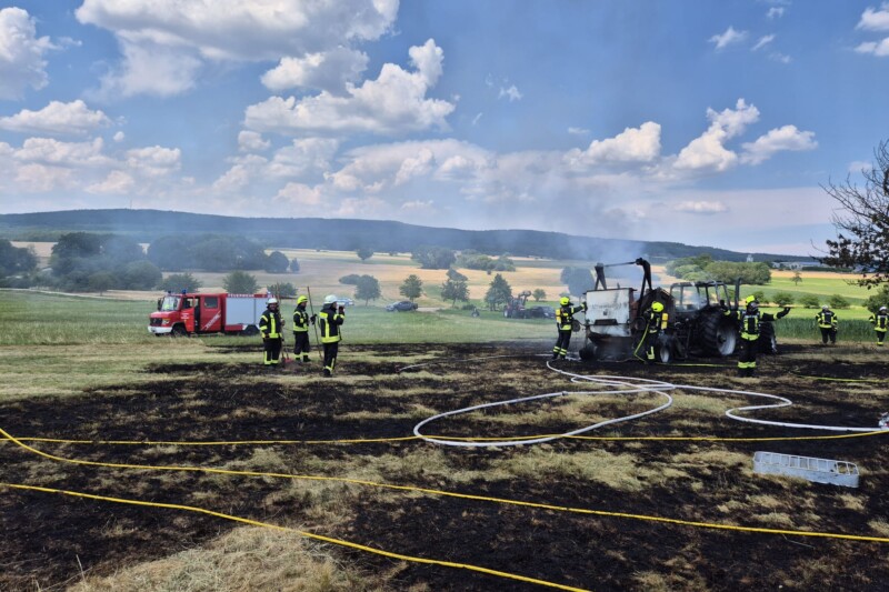 Feuerwehr im Dauereinsatz: Waldbrand und fünf weitere Einsätze