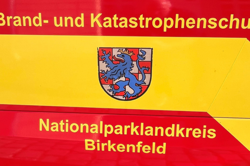 Großübung zur Waldbrandbekämpfung in Reichenbach