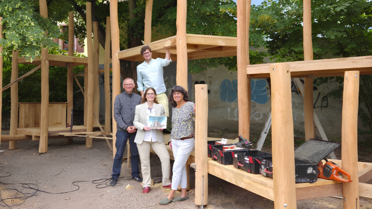 Ingelheim baut neue Spiellandschaft am Wasserspielplatz
