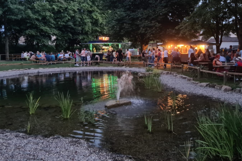 Staudernheim feiert seinen neuen Dorfteich