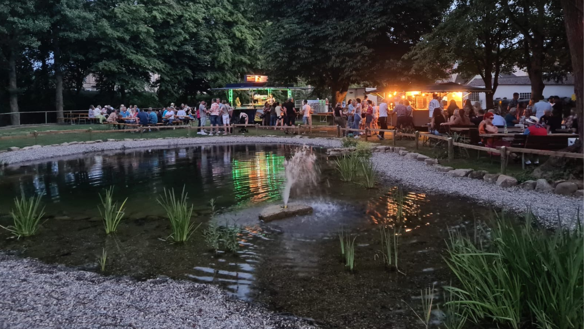 Staudernheim feiert seinen neuen Dorfteich