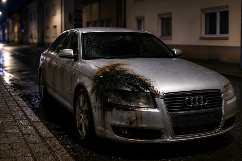 Versuchte Brandstiftung an Auto in Alzey