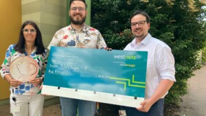 Westnetz unterstützt Hospiz in Bad Kreuznach mit Spende