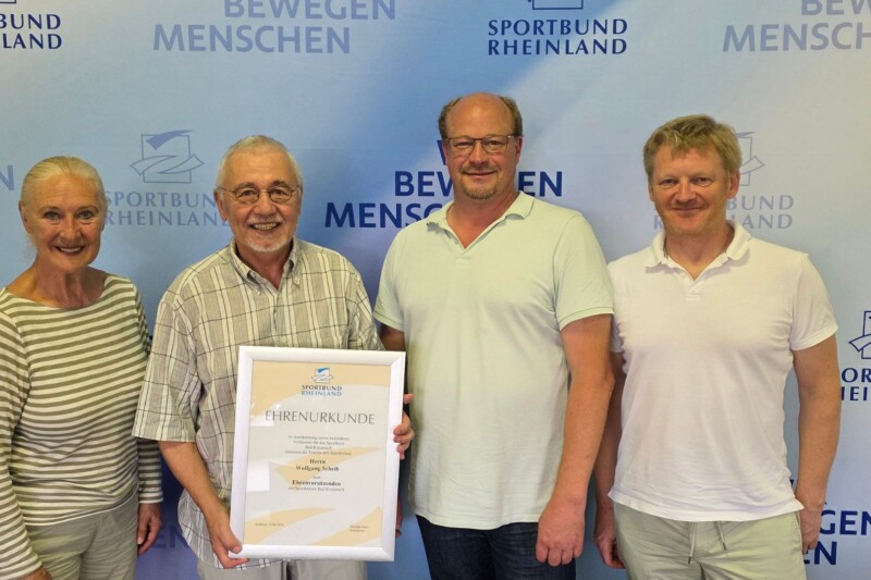 Wolfgang Scheib wird Ehrensportkreisvorsitzender