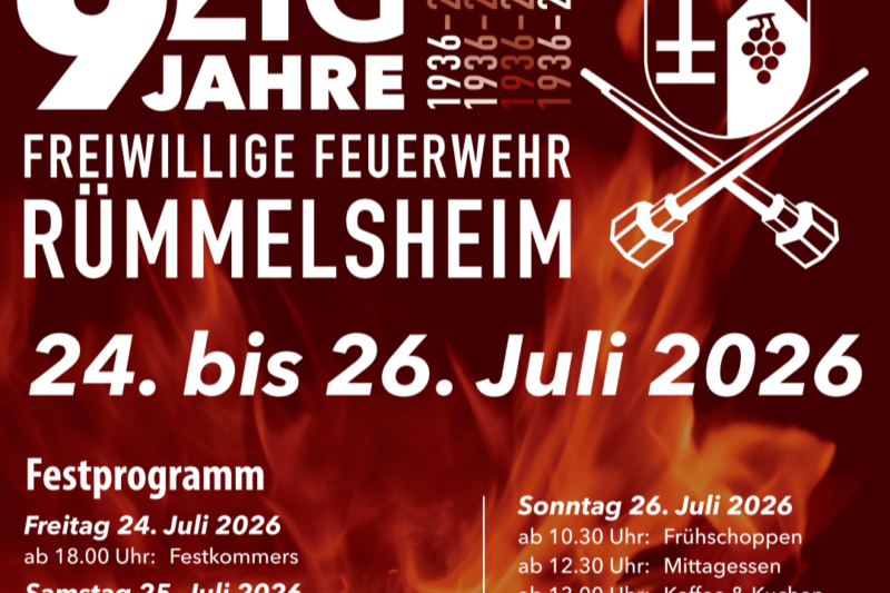 90 Jahre Feuerwehr Rümmelsheim