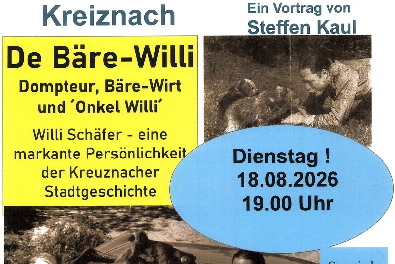 Vortrag von Steffen Kaul ´De Bäre – Willi´