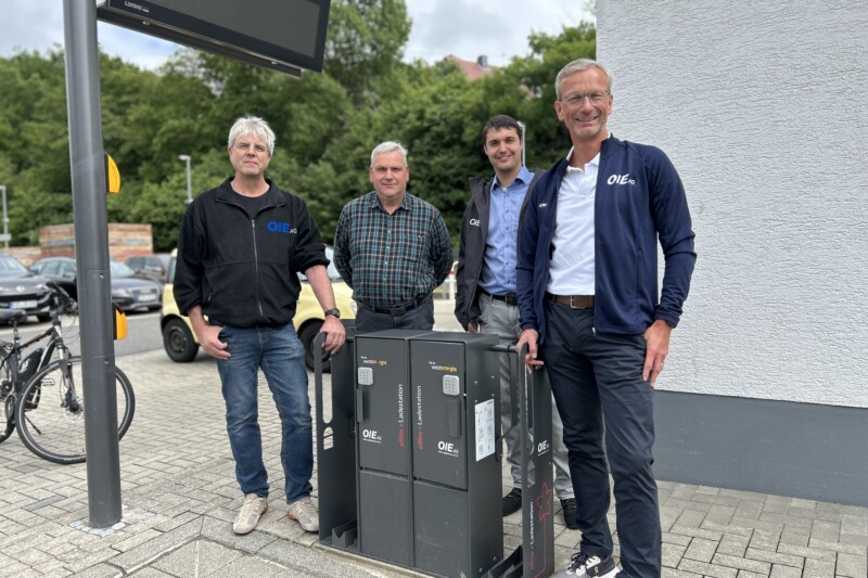 Neue E-Bike-Ladestation am Wanderbahnhof Heimbach