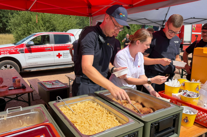 DRK zieht Bilanz nach Waldbrand am Rotenfels