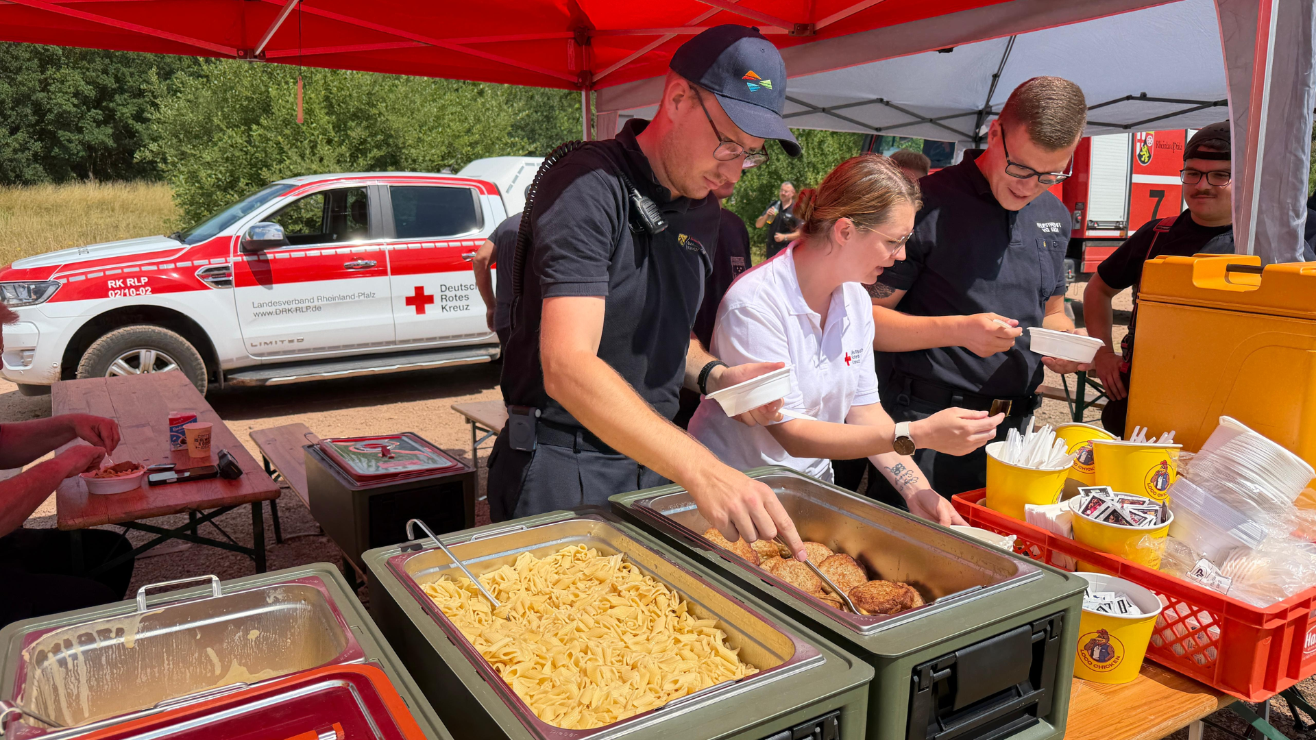 DRK zieht Bilanz nach Waldbrand am Rotenfels