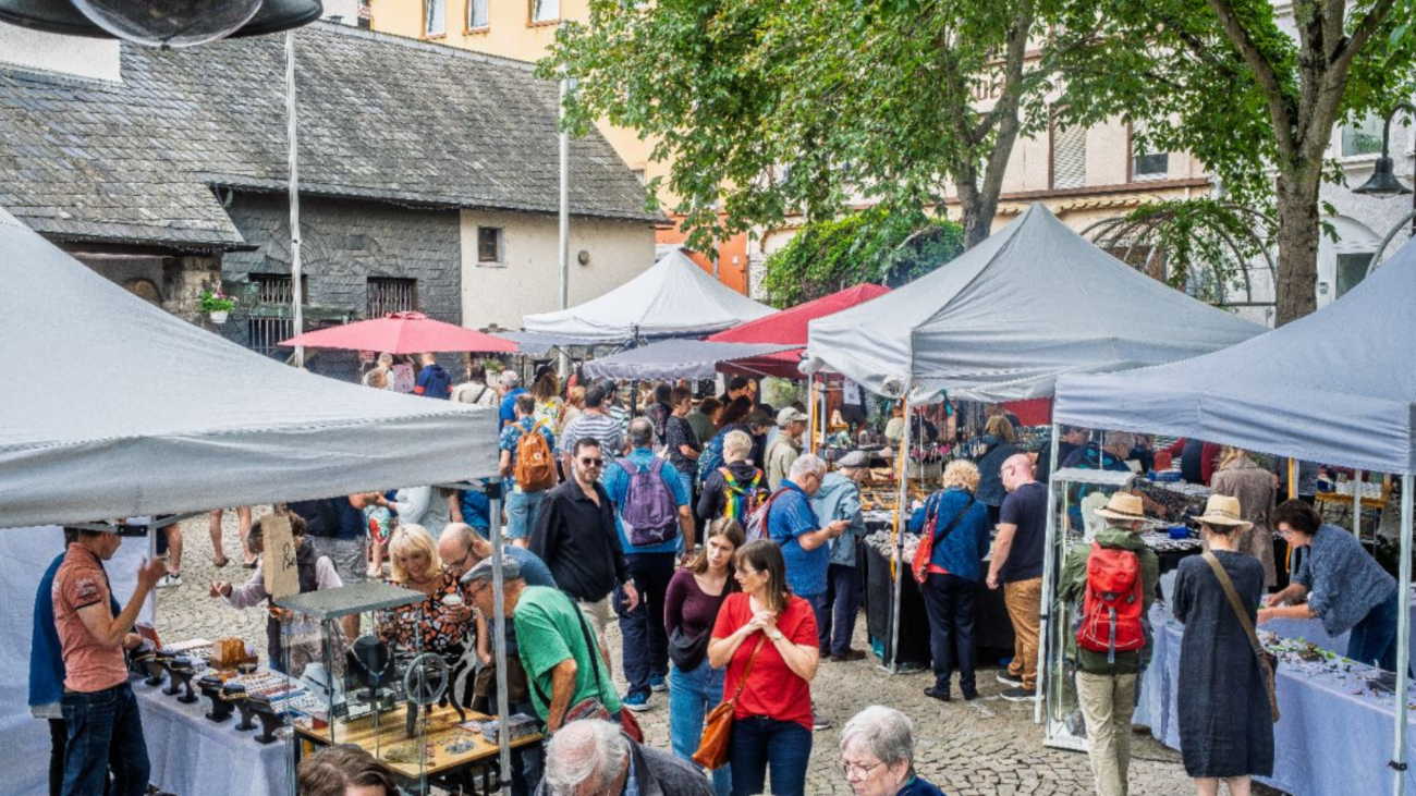 Edelsteinschleifer- und Goldschmiedemarkt in Idar-Oberstein