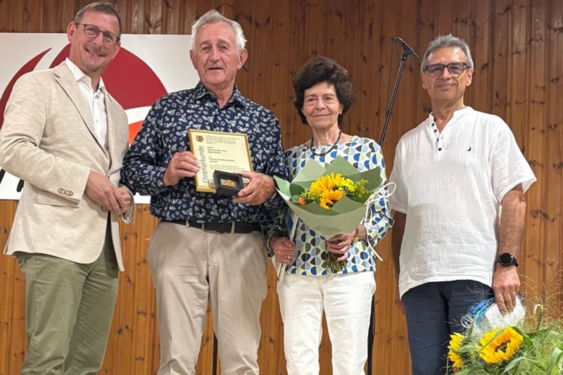 Gold-Ehre für Partnerschafts-Pionier aus Appenheim