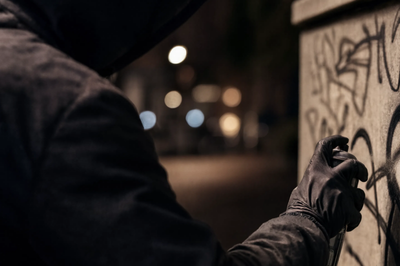 Graffiti-Sprayer nach Zeugenhinweis geschnappt