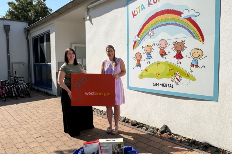 Kita Simmertal erhält Mitmachbeutel mit Spielmaterial
