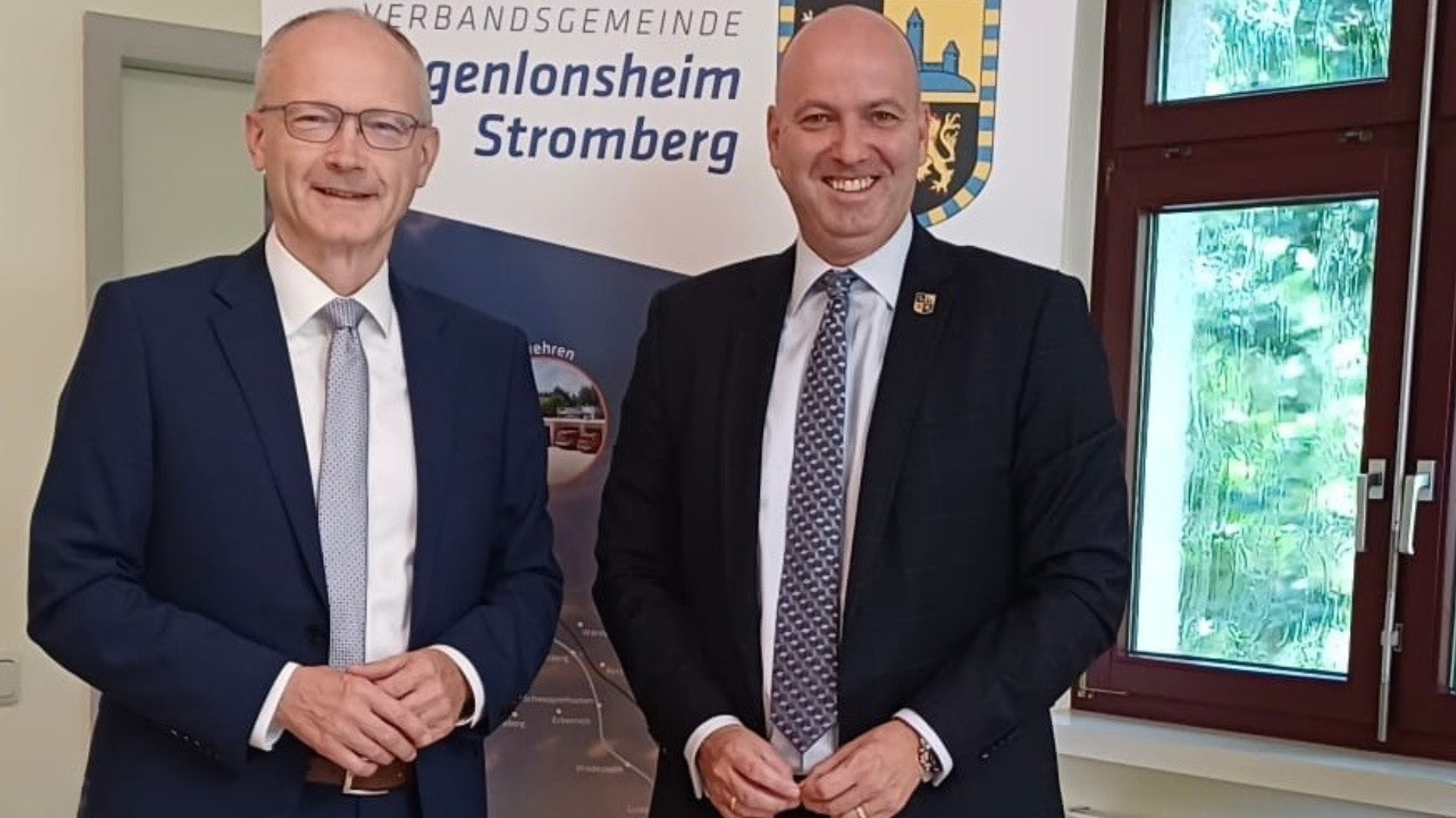 Minister-Besuch im Rathaus in Langenlonsheim