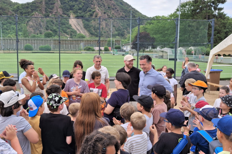 Oberbürgermeister und Dezernent besuchen Kinderdorf Salinental