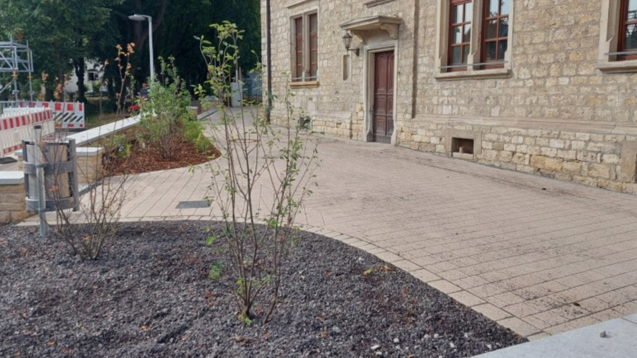 Platz in Heidesheim: Darum liegt jetzt „Schotter“ in den Beeten