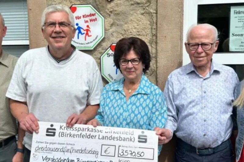 Spendenaktion für Förderverein Lützelsoon