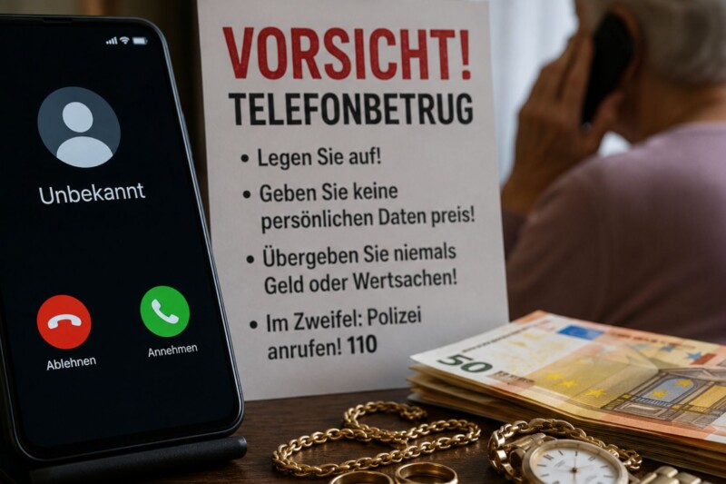 Telefonbetrüger erbeuten rund 310.000 Euro im Kreis Birkenfeld