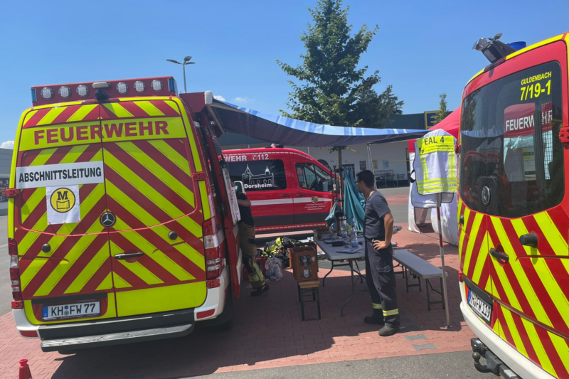 Waldbrand und weitere Einsätze halten Feuerwehr auf Trab