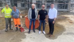 Die Bauruine Salinenquartier ist wieder eine Baustelle