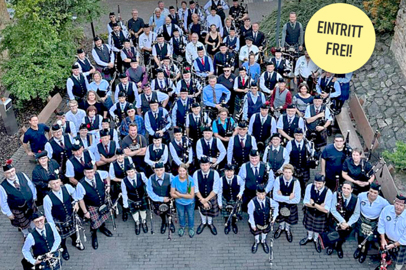Abschlusskonzert der Drumming & Piping School
